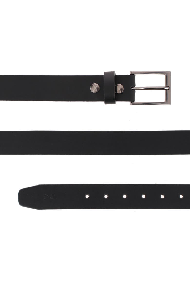 Conall 35mm Chageable Buckle Geniune Leather Belt, Alternate, color, Black