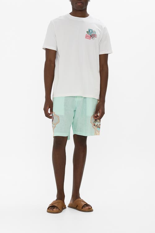 Camilla Relaxed Heavyweight Crew Neck Tee With Love From Türkiye In White