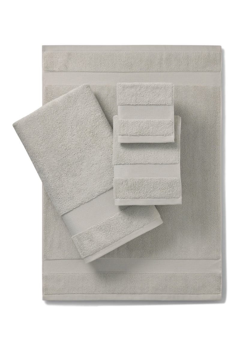 Watson Cotton Terry Cloth Hand Towel, Alternate, color, TRUE PALE GREY