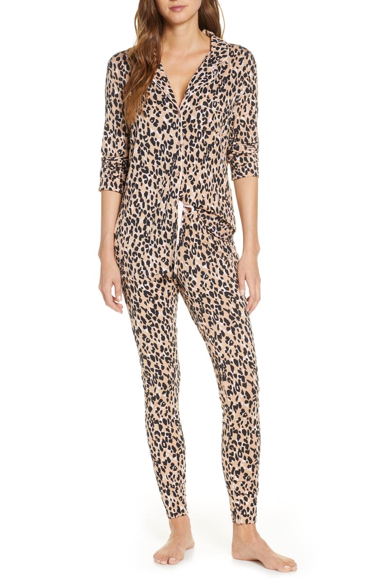 Rachel Parcell Long Sleeve Print Pajamas, Main, color,