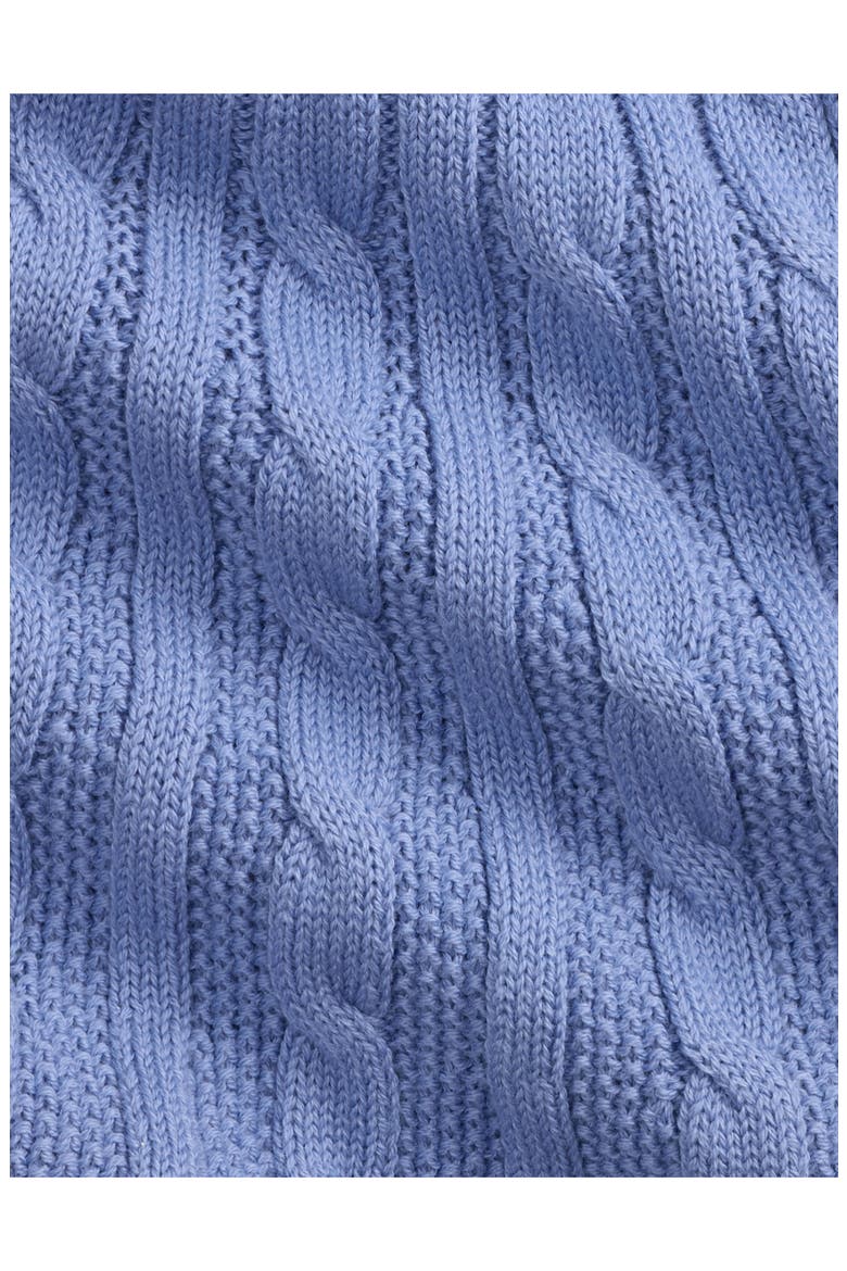 Cable Stitch Sweater Dress, Alternate, color, BLUE