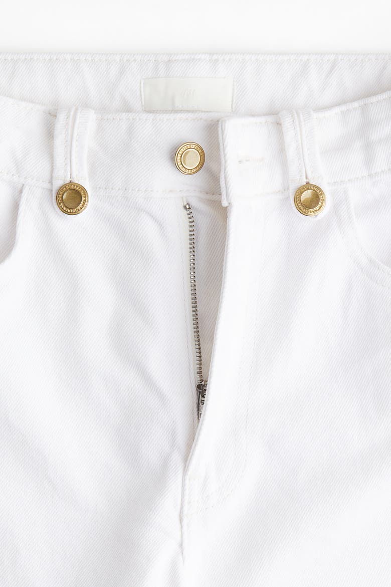 Wide High Jeans, Alternate, color, White