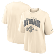 Nike Women's Nike Cream New Orleans Saints Vintage Mod Boxy T-Shirt
