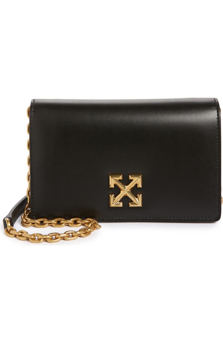 Off-White Jitney 0.5 Leather Shoulder Bag, Main, color,