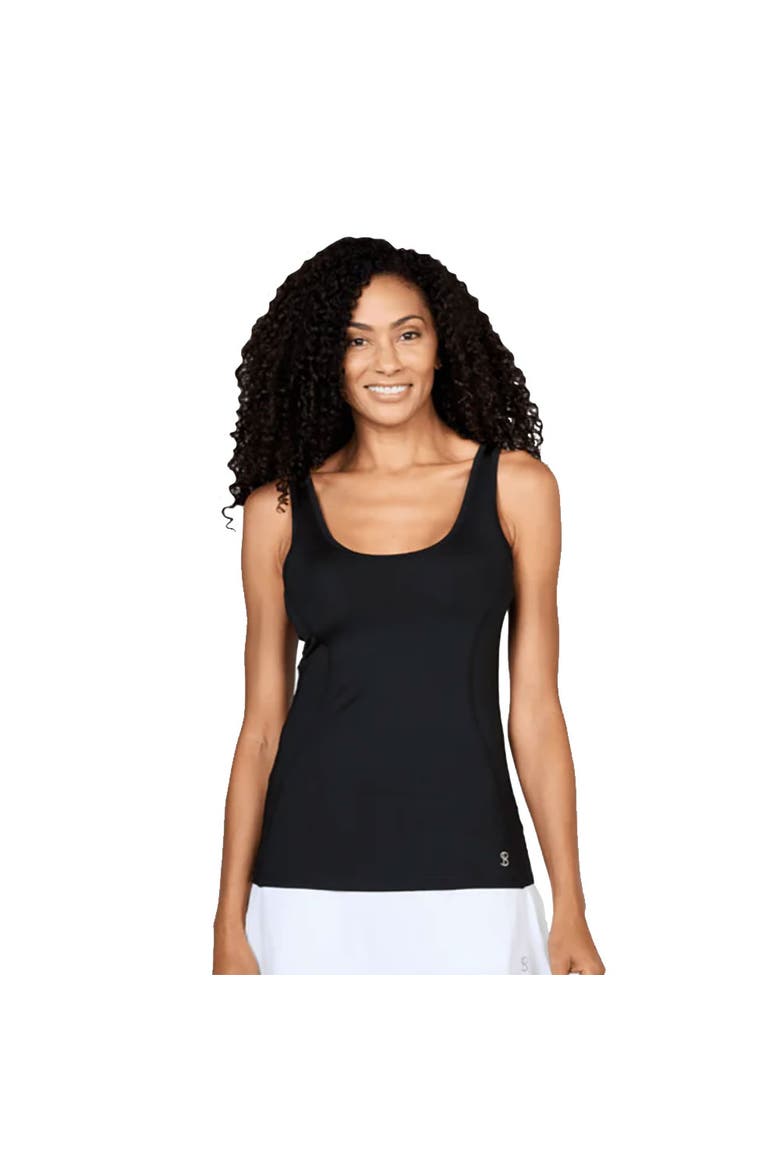 UV Colors X Womens Tennis Tank Top, Main, color, Black