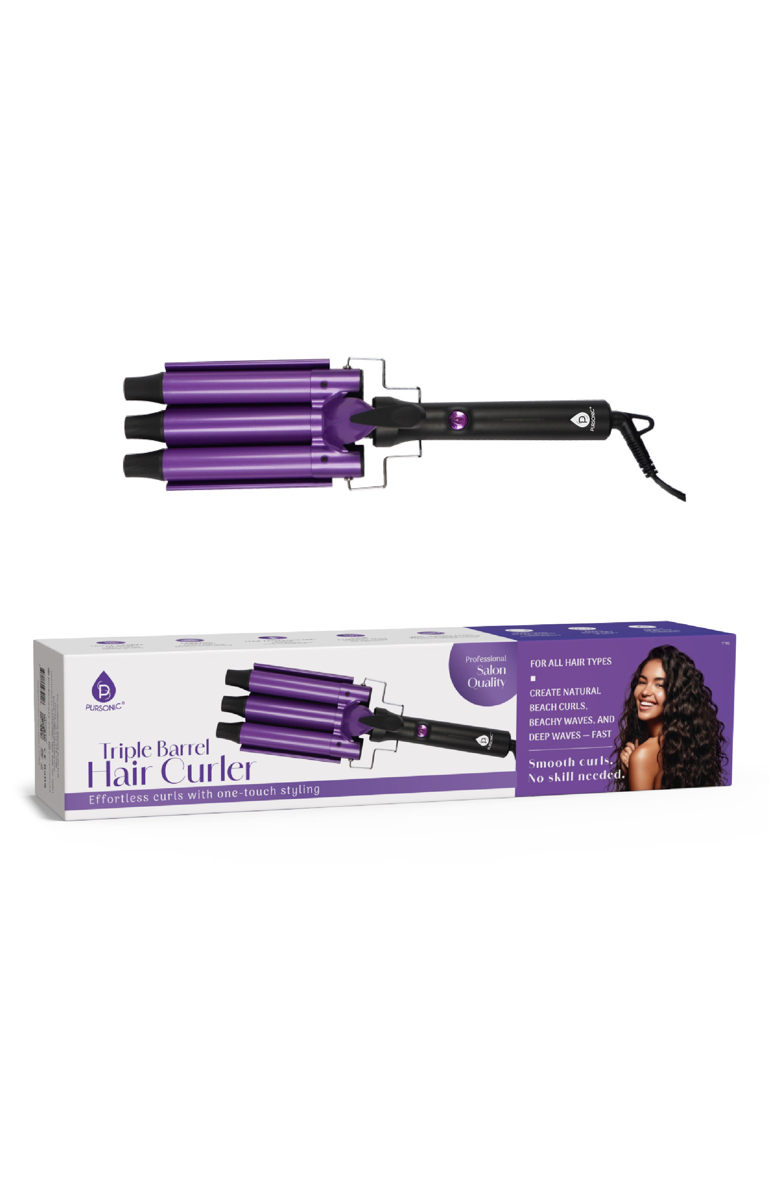 Triple Barrel Hair Curler