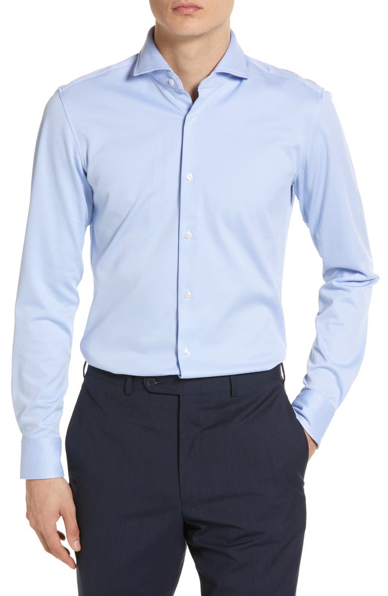 BOSS Hank Slim Fit Dress Shirt, Main, color,
