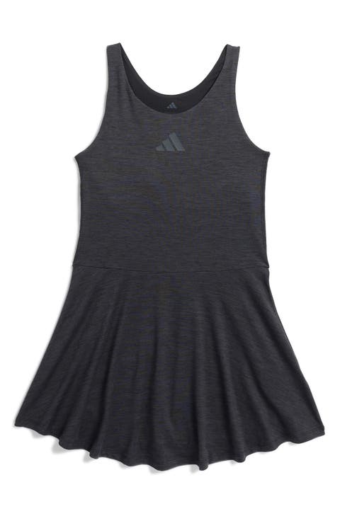 Kids' Mélange Flounced Tank Dress (Big Kid)