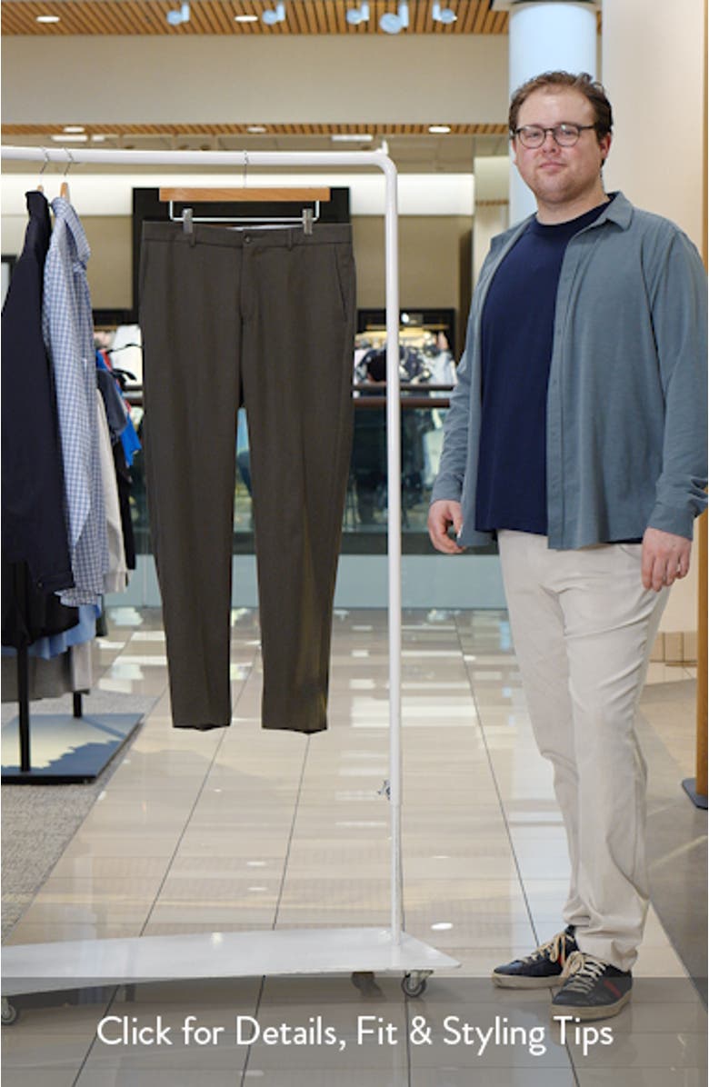 Nano Reflex Solid Flat Front Dress Pants, sales video thumbnail