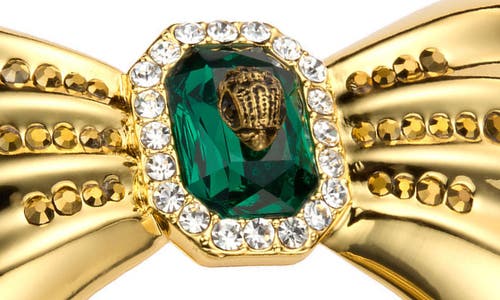 Kurt Geiger London Bow Hinged Bracelet In Gold