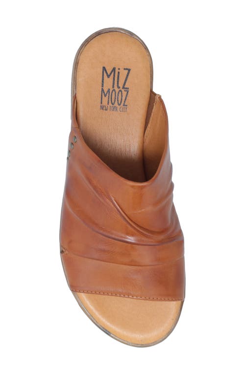 Miz Mooz Dandelion Slide Sandal In Brandy