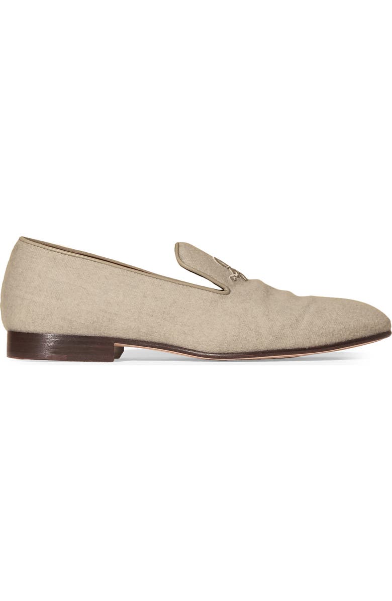 Loro Piana Anagram Logo Cashmere Loafer, Alternate, color,