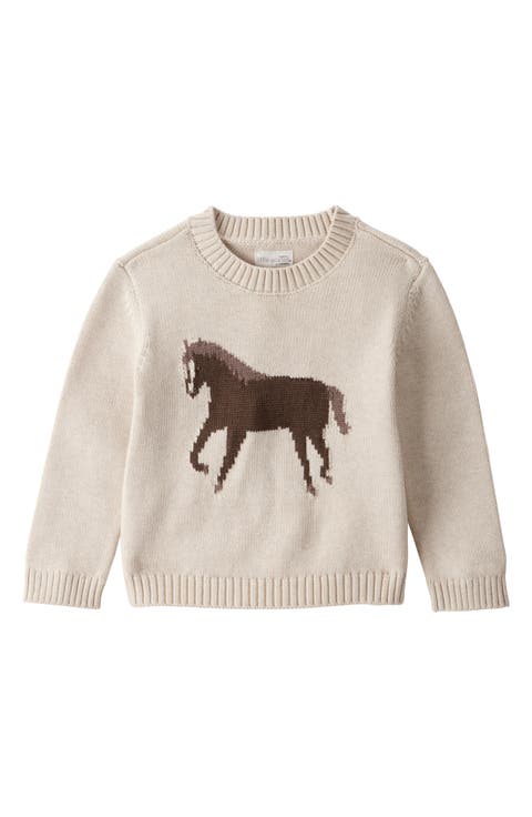 Kids' Organic Cotton Horse Sweater