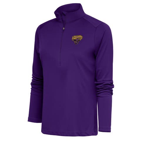 Women's Antigua  Purple Minnesota State University, Mankato  Tribute Half-Zip Top