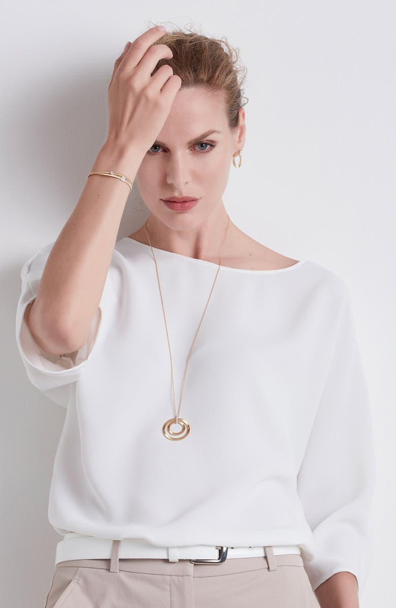 Marco Bicego Masai Crossover Diamond Bracelet, Alternate, color, Yellow Gold