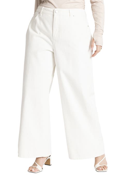 The Yvette Rigid Wide Leg Jean (Plus Available)