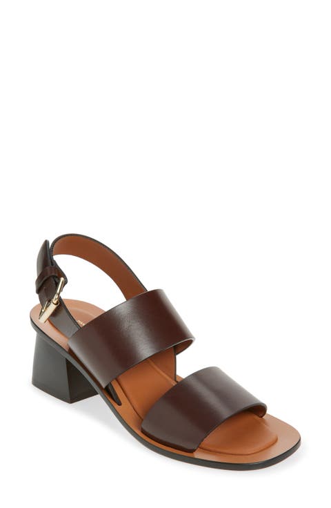 Double Strap Slingback Sandal (Women)