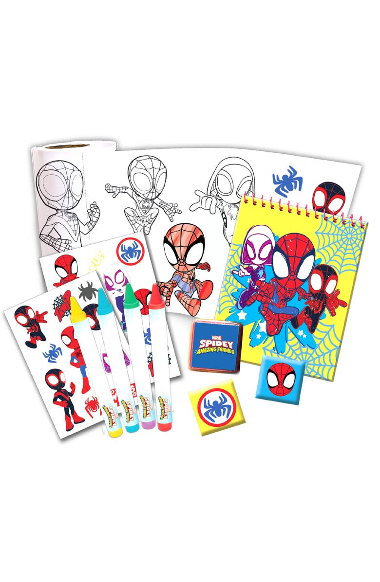 SPIDERMAN My Own Creativity Set with Carrying Case, Ages 3+, Alternate, color, Multicolored