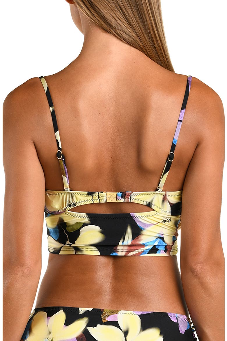 Afterglow Underwire Convertible Midkini Swim Top, Alternate, color, BLACK MULTI