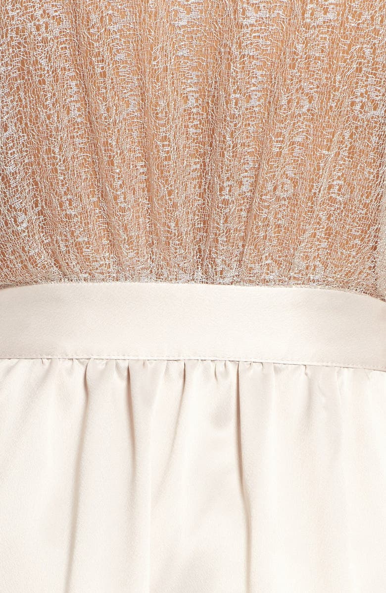 Flora Nikrooz Showstopper Robe, Alternate, color, Champagne