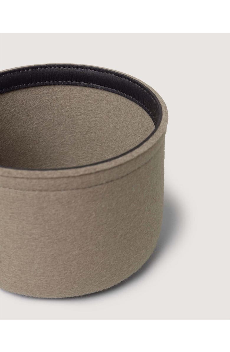 Graf Lantz Merino Wool Small Bin w/ Lid, Alternate, color, Clay