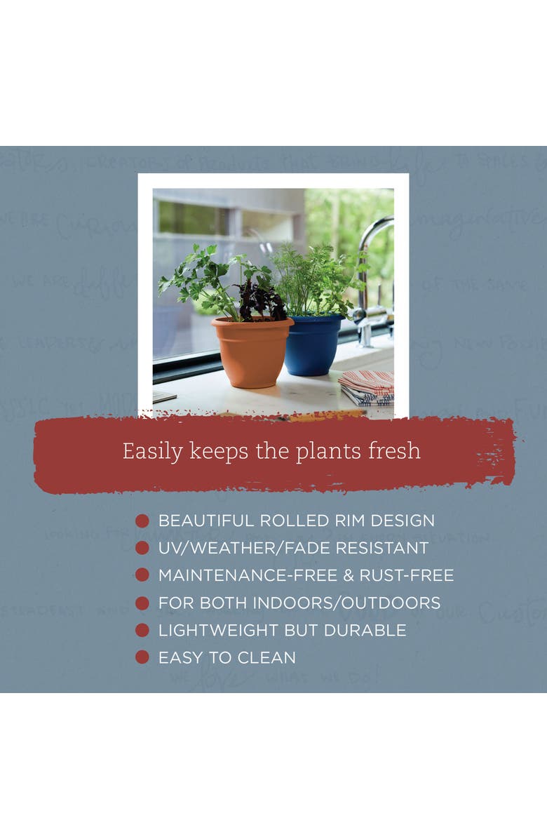 Bloem 20" Ariana Pot Planter, Terra Cotta, Alternate, color, Brown