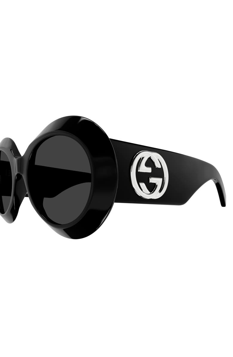 Gucci 54mm Round Sunglasses, Alternate, color,