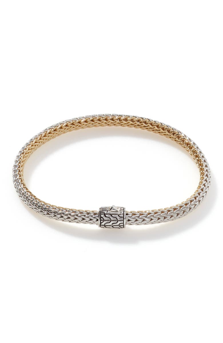 John Hardy Classic Chain Bracelet, 5mm, Alternate, color, Gold/Silver