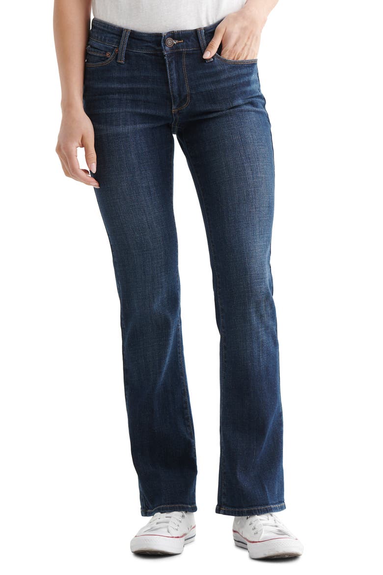 Sweet Bootcut Jeans, Main, color, AGATE