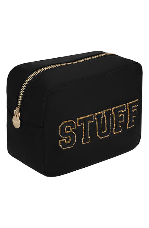 Stoney Clover Lane Stuff Large Pouch In Noir/stuff