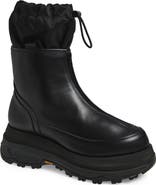 Sacai Leather Platform Boot