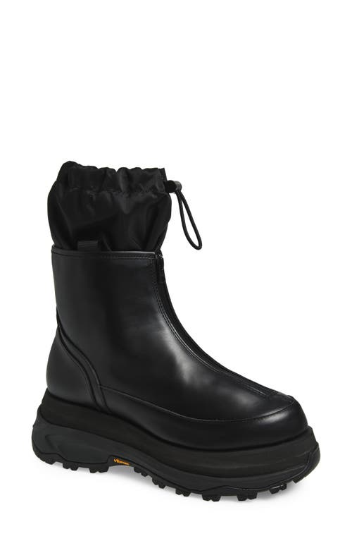 Sacai Zip Up Boots Ankle Boots In Black