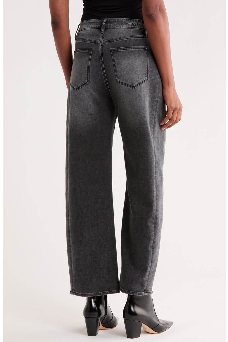 Barrel Leg Jeans, Alternate, color, DARK GREY WASH