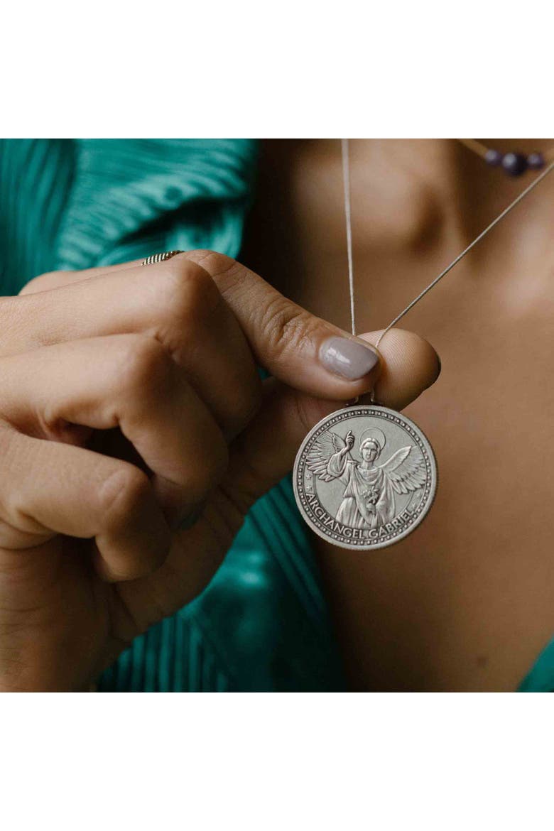 Better Together Mary/Gabriel Expandable Necklace, Alternate, color, Silver