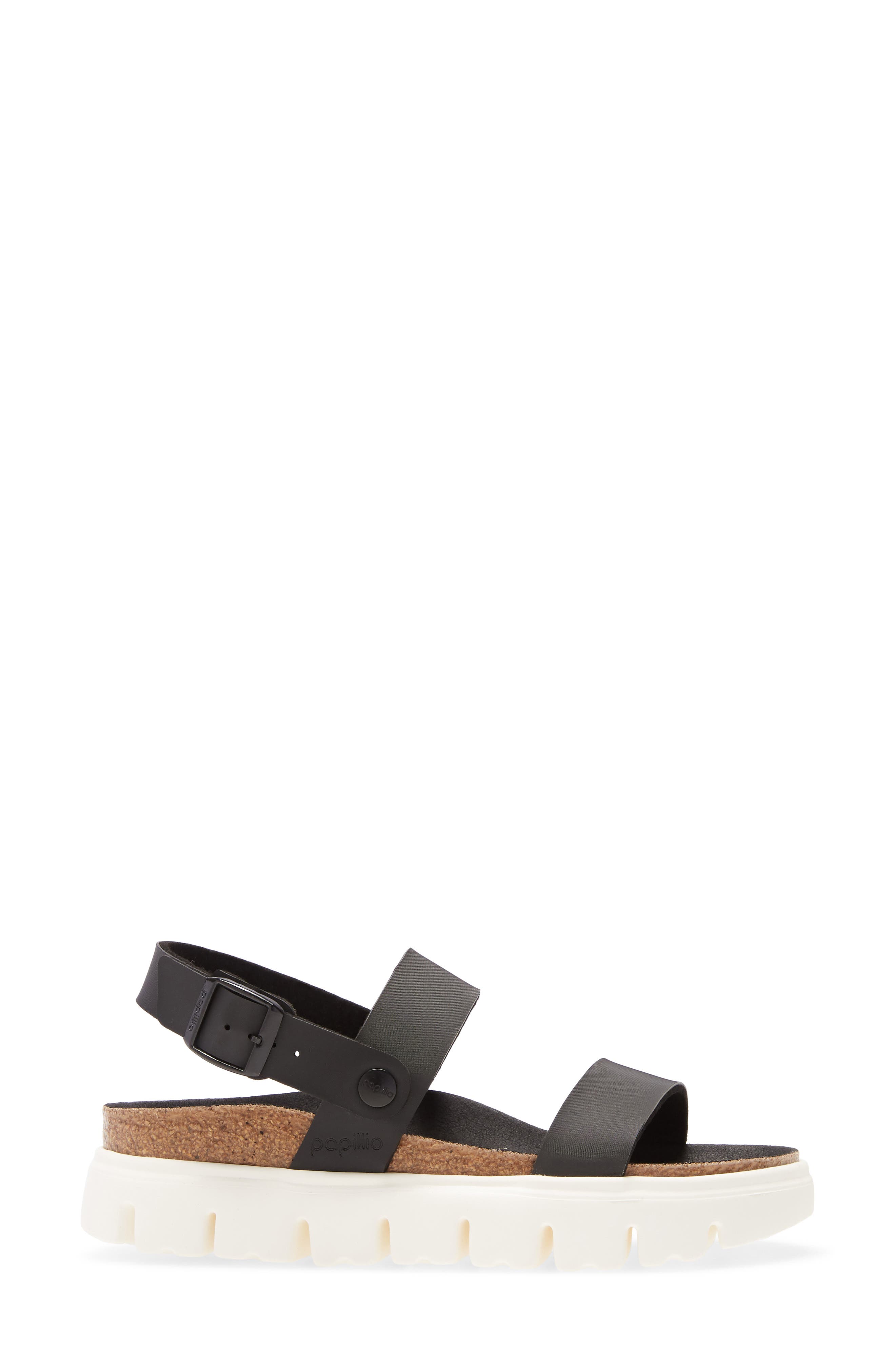 Birkenstock Papillio by Birkenstock Cameron Birko-Flor Strappy Platform Sandal, Alternate, color, 