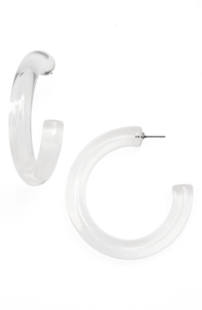 The Accessory Junkie Mabel Hoop Earrings, Main, color, 