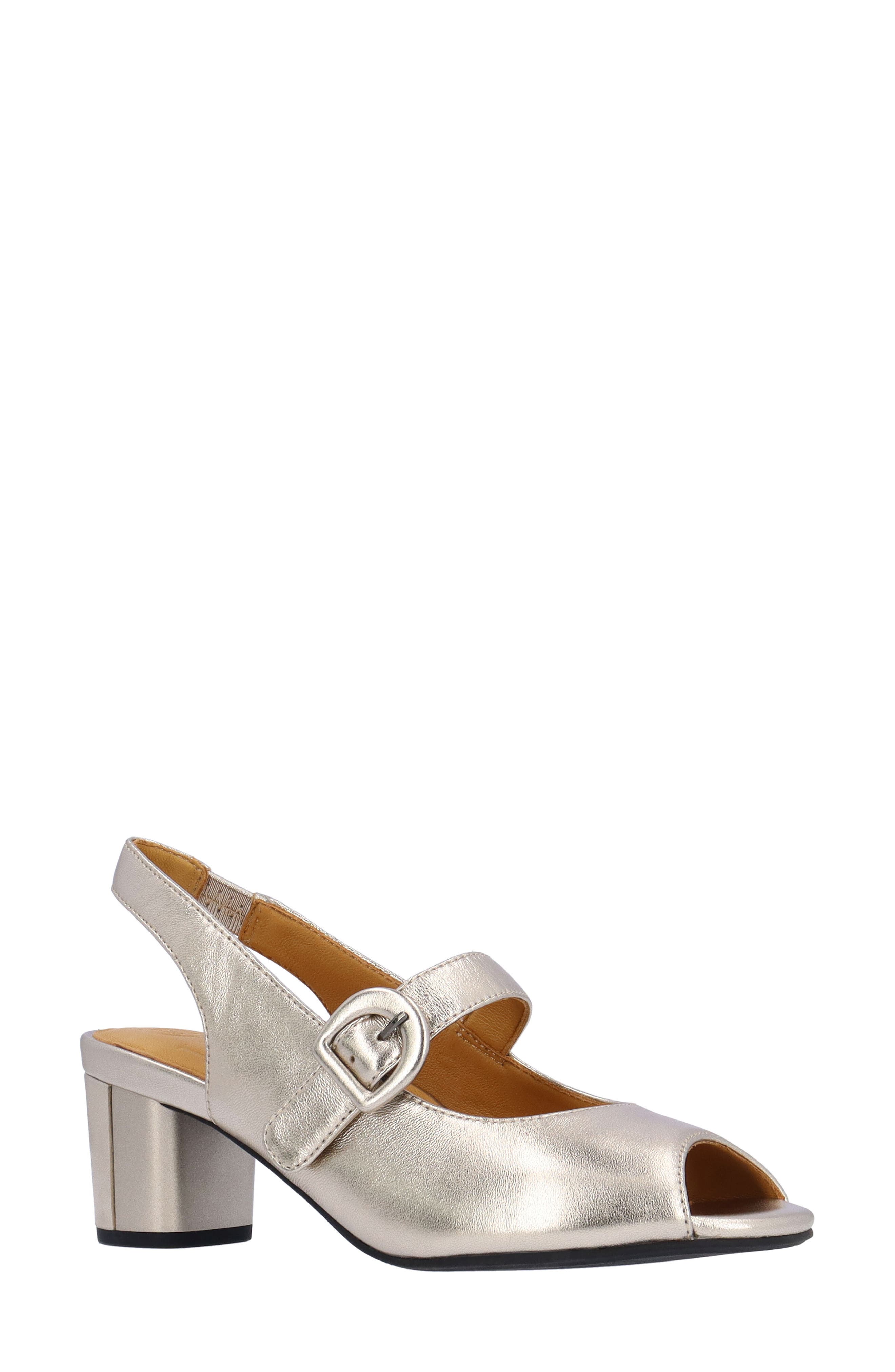 L'Amour des Pieds Merryn Slingback Sandal, Main, color, Champagne