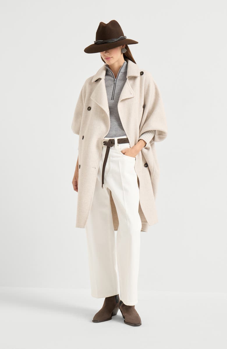 Brunello Cucinelli T-shirt with monili, Alternate, color, Grey