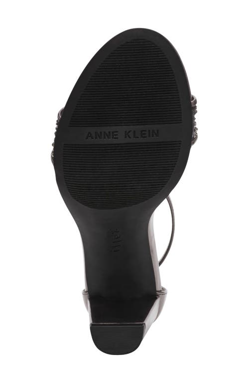 Anne Klein Kourtney Ankle Strap Sandal In Gray