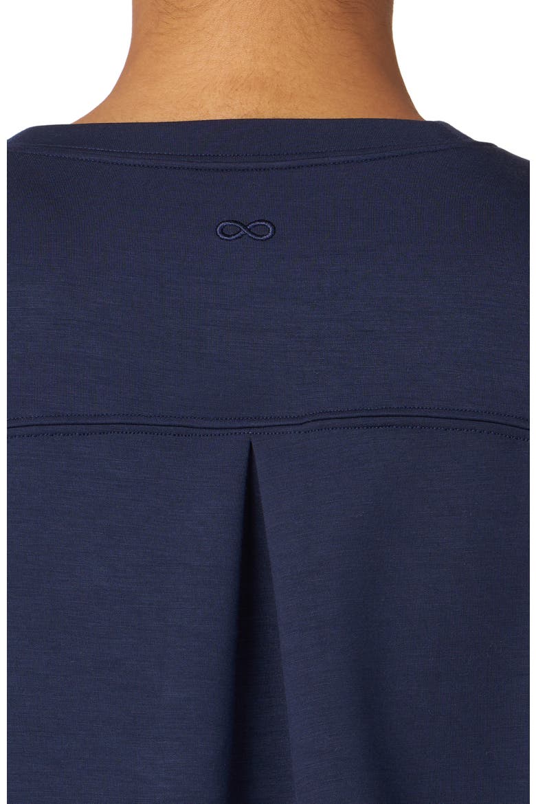 Essential Scuba Knit Crewneck Sweatshirt, Alternate, color, Cool Navy