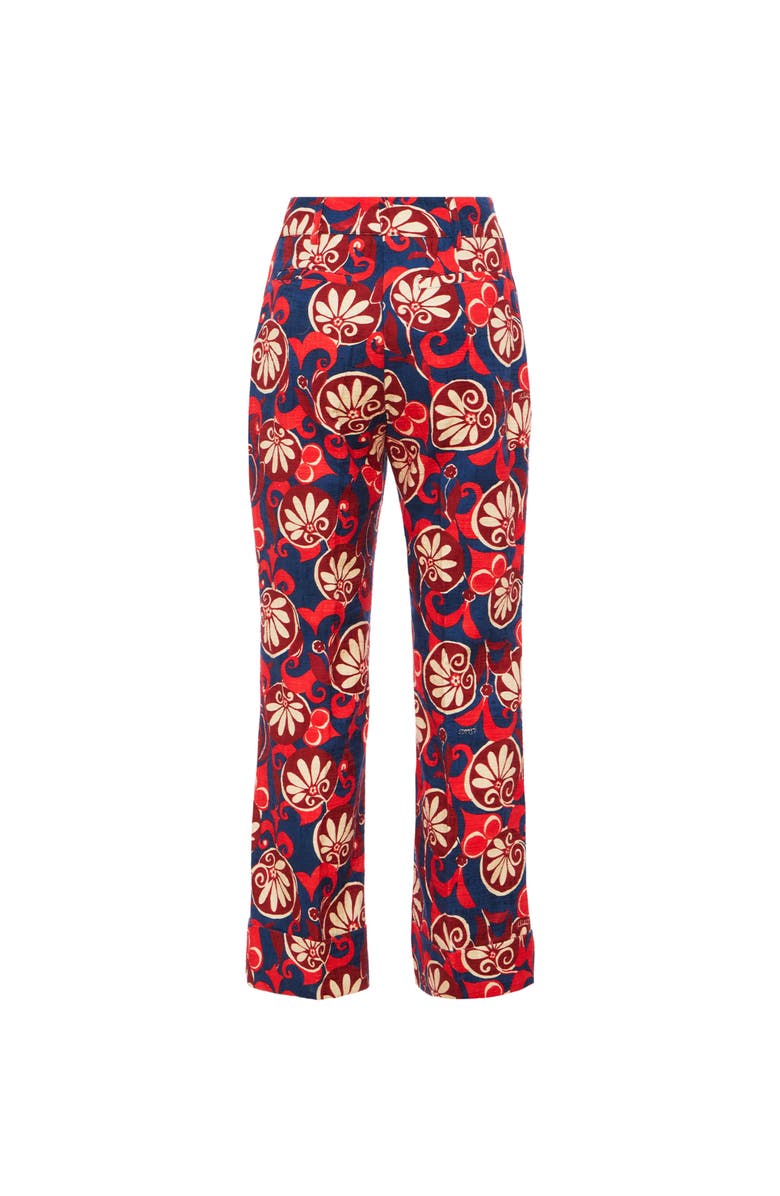 La DoubleJ Hendrix Pants Moonflower Navy, Alternate, color,