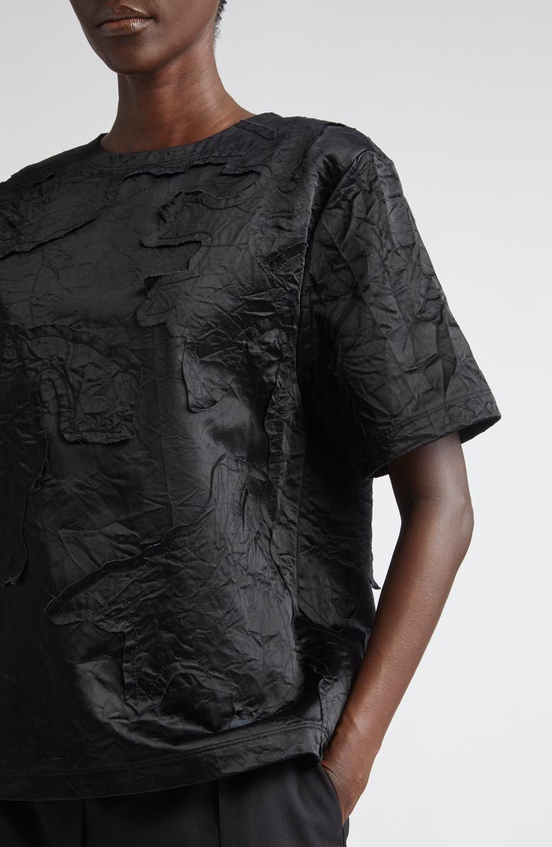 Jason Wu Collection Crinkled Satin Top, Alternate, color, 