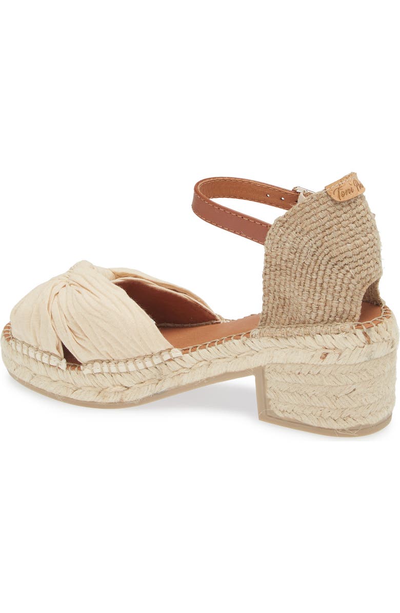 Toni Pons Daniela Ankle Strap Sandal, Alternate, color, Cream