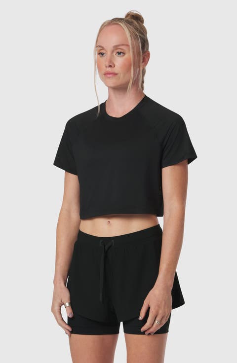 AeroSilver Cropped Tee
