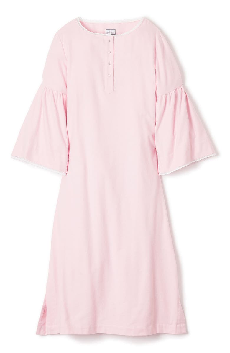 Petite Plume Cotton Flannel Nightgown, Alternate, color, 