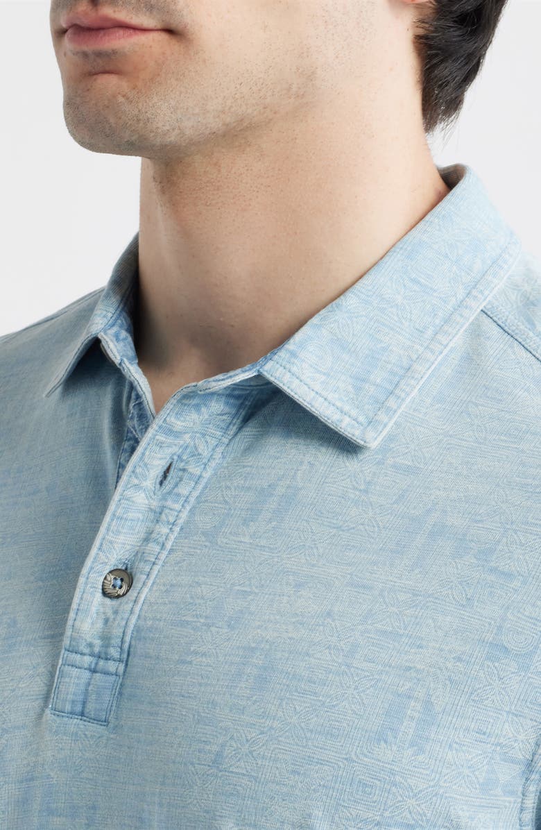 Tommy Bahama Palm Tini Polo, Alternate, color, Bleached Indigo