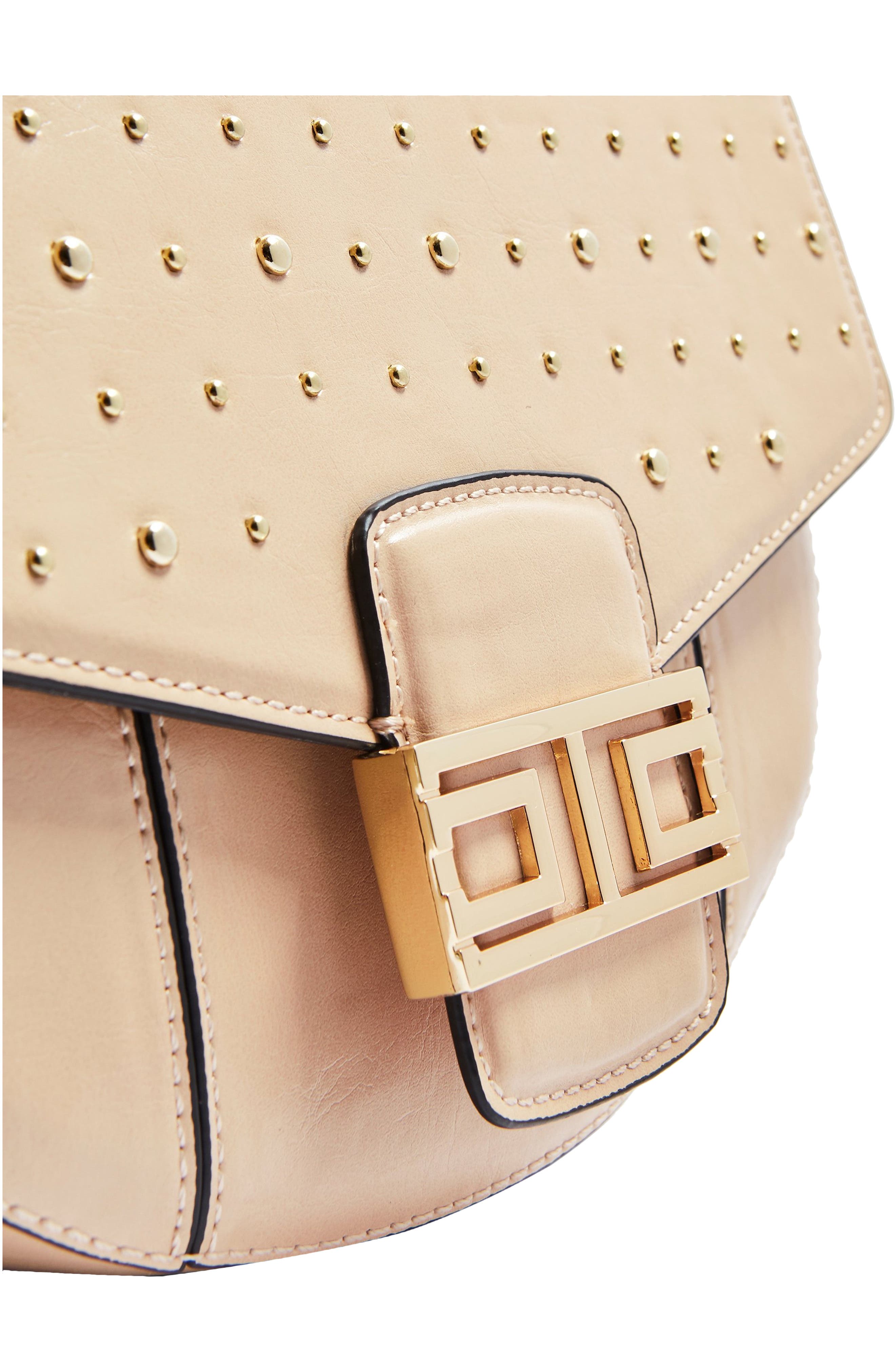 Brandu Faux Leather Shoulder Bag, Alternate, color, CAMEL