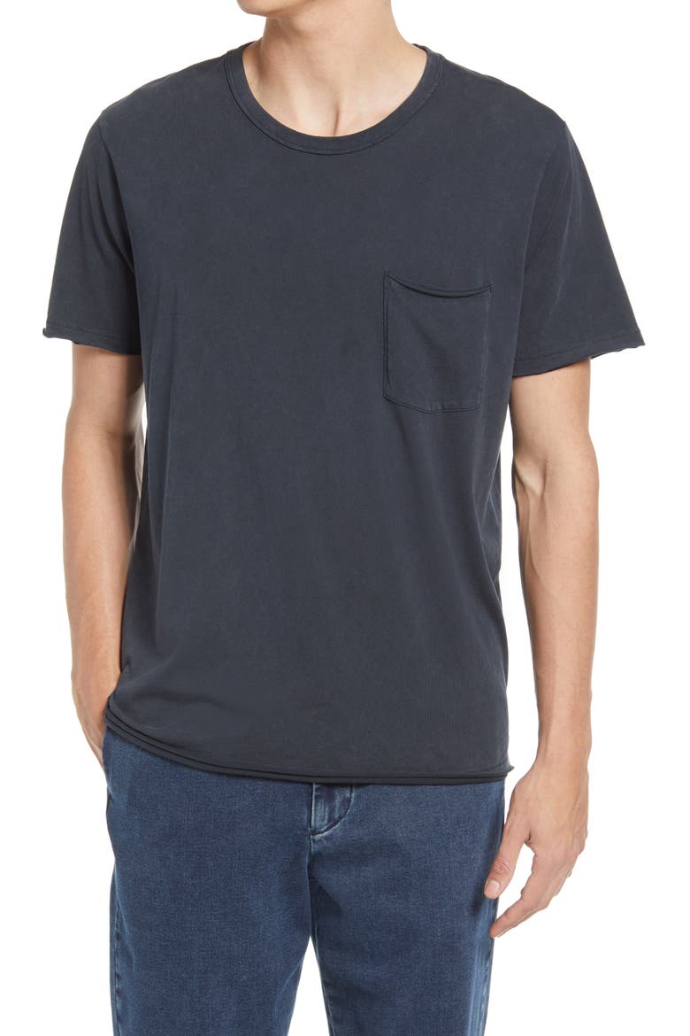 Miles Organic Cotton Pocket T-Shirt, Main, color, DARK GREY