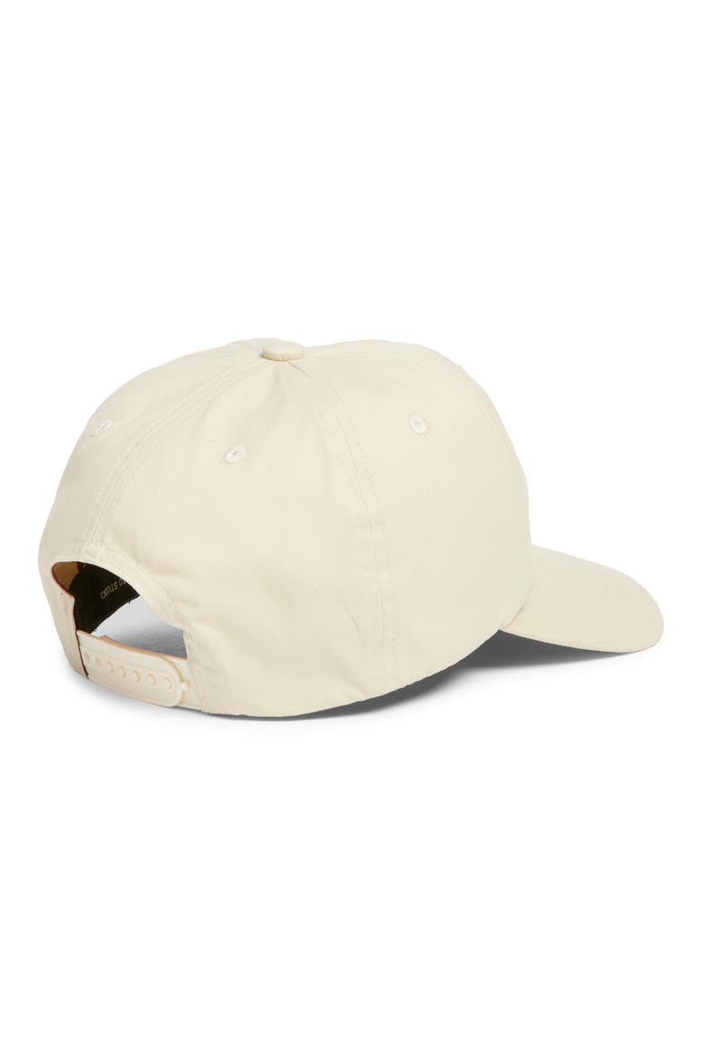Unstructured Embroidered Thugs Need Hugs Snapback Baseball Hat, Alternate, color, CREAM
