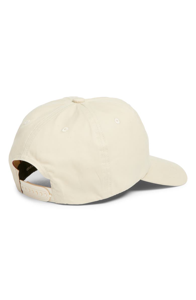 SANTO STUDIO Unstructured Embroidered Thugs Need Hugs Snapback Baseball Hat, Alternate, color, Cream
